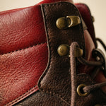Tiberio Structured Leather Boot