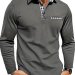 Barnaby | Checked Long-Sleeve Polo