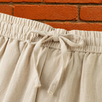Relaxed Drawstring Tapered Trousers