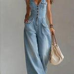 Sofia | Rilassato Denim Jumpsuit