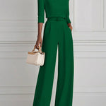 RARIANNE™ | TAILORED PLEATED TROUSERS & TOP SET