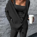 Comfortable Knitted Three-Piece Set