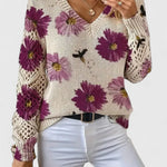 TAHLIA | COMFORT FLORAL SWEATER