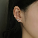 Elena | Light Catching Floral Earrings