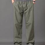 Street Style Loose-Fit Cotton Pants