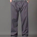 Street Style Loose-Fit Cotton Pants