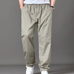 Street Style Loose-Fit Cotton Pants