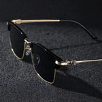 Glare Guard Metal Square Sunglasses