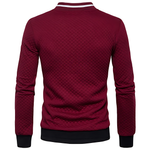 Men's Modern Quilted Zip-Up Bomber Jacket with Contrast Trim