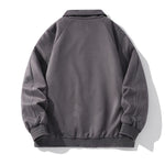 Streetwear Faux Suede Jacket for Men