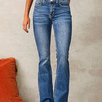 Ivyra | High-Waisted Flared Jeans