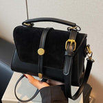 ALWINA™ - TRENDY CONTRAST STITCHING SMALL SQUARE SHOULDER BAG
