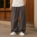 Wide-Leg Balloon Trousers