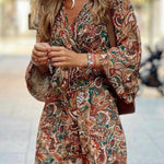 Charlotte Turner | Printed Boho Midi Dress For Women