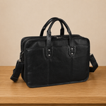 Vintage Leather Laptop Briefcase