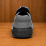 Perforated Low-Top Casual Sneakers