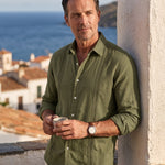 Enzo Linen Guayabera Shirt