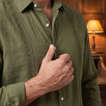 Enzo Linen Guayabera Shirt