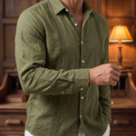 Enzo Linen Guayabera Shirt