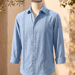 Enzo Linen Guayabera Shirt