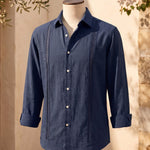 Enzo Linen Guayabera Shirt