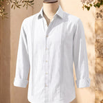 Enzo Linen Guayabera Shirt