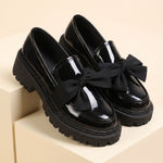 Eugenia Patent Bow Loafers