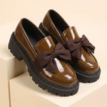 Eugenia Patent Bow Loafers