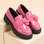 Eugenia Patent Bow Loafers