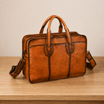 Vintage Leather Laptop Briefcase