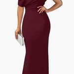 Isla Turner | One-Shoulder Maxi Party Dress For Women