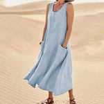 Tina Summer Linen Dress