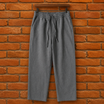 Relaxed Drawstring Tapered Trousers