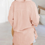 Zeagoo Half Sleeves Casual Tops Blouse Solid Basic Loose Travel Top