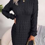 Zeagoo Women's Casual Twist Woven Sweater Dress