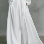 Serena™ | Flowing Button-Front Maxi Dress