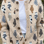 Bramley | The Cat Print Cardigan