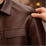 Pure Leather Zip Jacket