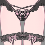 Gloomy Bear Jirai Kei Plaid Corset Top/Underwear