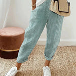 Veyra | Striped Relaxed Trousers