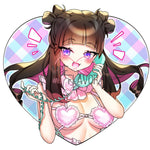 Heart Lingerie Sticker Anime Look