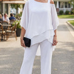 Valerie - Soft Drape Two-Piece Set – Effortless Polish, All-Day Comfort