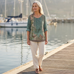 Flora | Vintage Floral Print Blouse