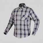 EKON Plaid Protective Biker Shirt