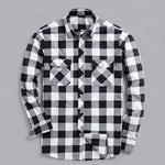 EKON Plaid Motorcycle Shirt