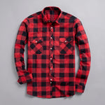 EKON Plaid Motorcycle Shirt
