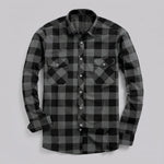 EKON Plaid Motorcycle Shirt