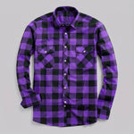 EKON Plaid Motorcycle Shirt