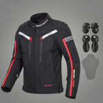 EKON Men’s Reinforced Waterproof Motorcycle Jacket