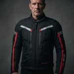 EKON Men’s Reinforced Waterproof Motorcycle Jacket